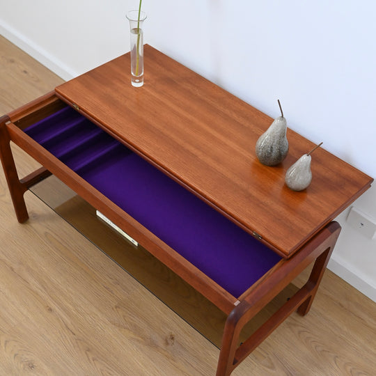 Mid Century Teak Coffee Table Console by Chiswell