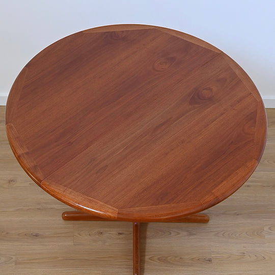 Mid Century Teak Extendable Dining Table by D Scan