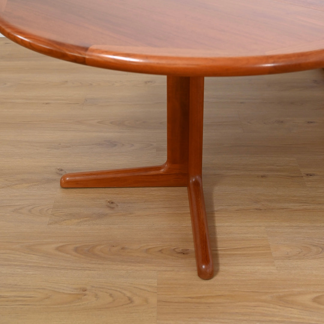 Mid Century Teak Extendable Dining Table by D Scan