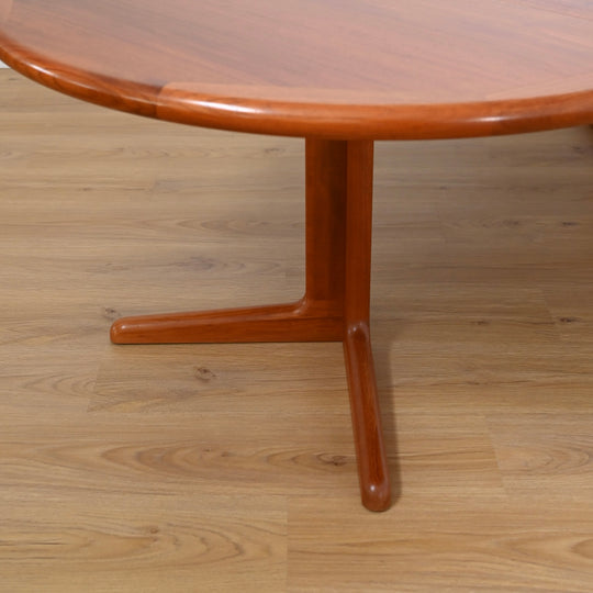 Mid Century Teak Extendable Dining Table by D Scan