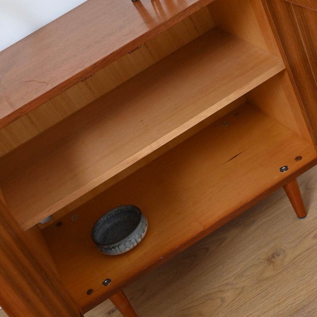 Mid Century Chiswell Koben Teak LP Record Cabinet