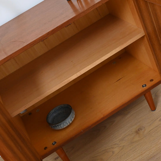 Mid Century Chiswell Koben Teak LP Record Cabinet