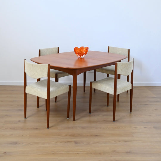 6x Parker Teak Mid Century Dining Chairs