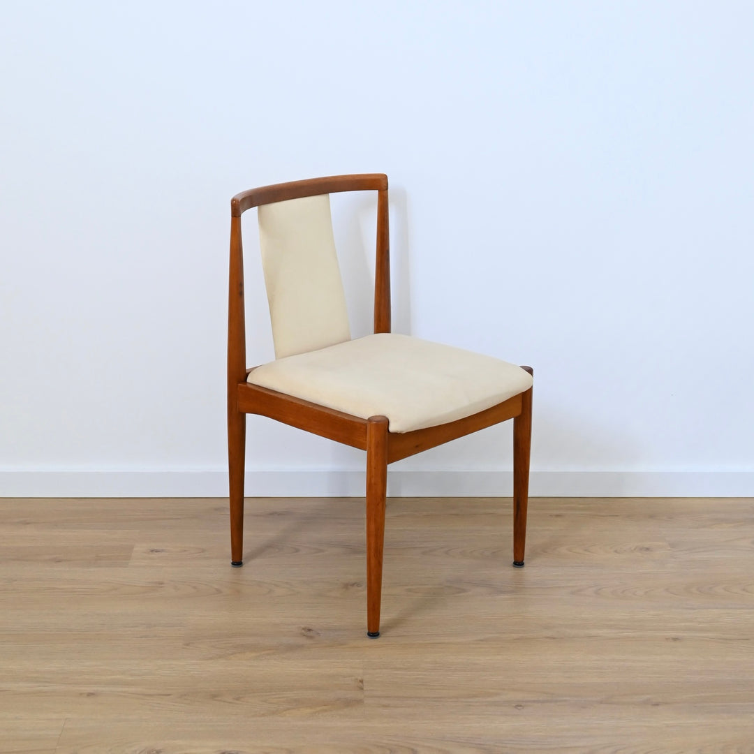 6x Parker Teak Mid Century Dining Chairs