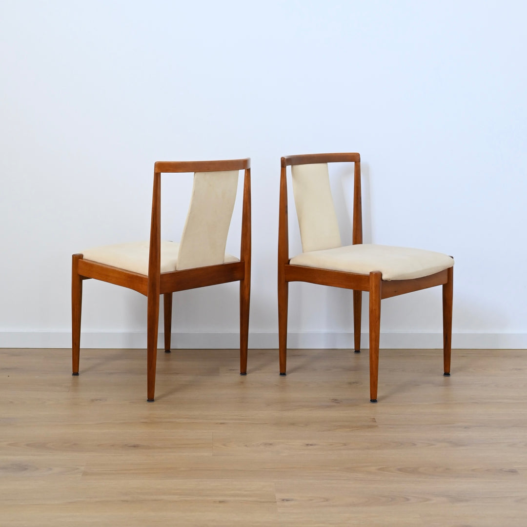 6x Parker Teak Mid Century Dining Chairs