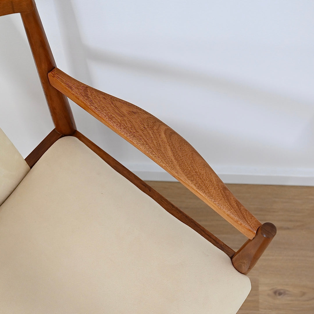 6x Parker Teak Mid Century Dining Chairs