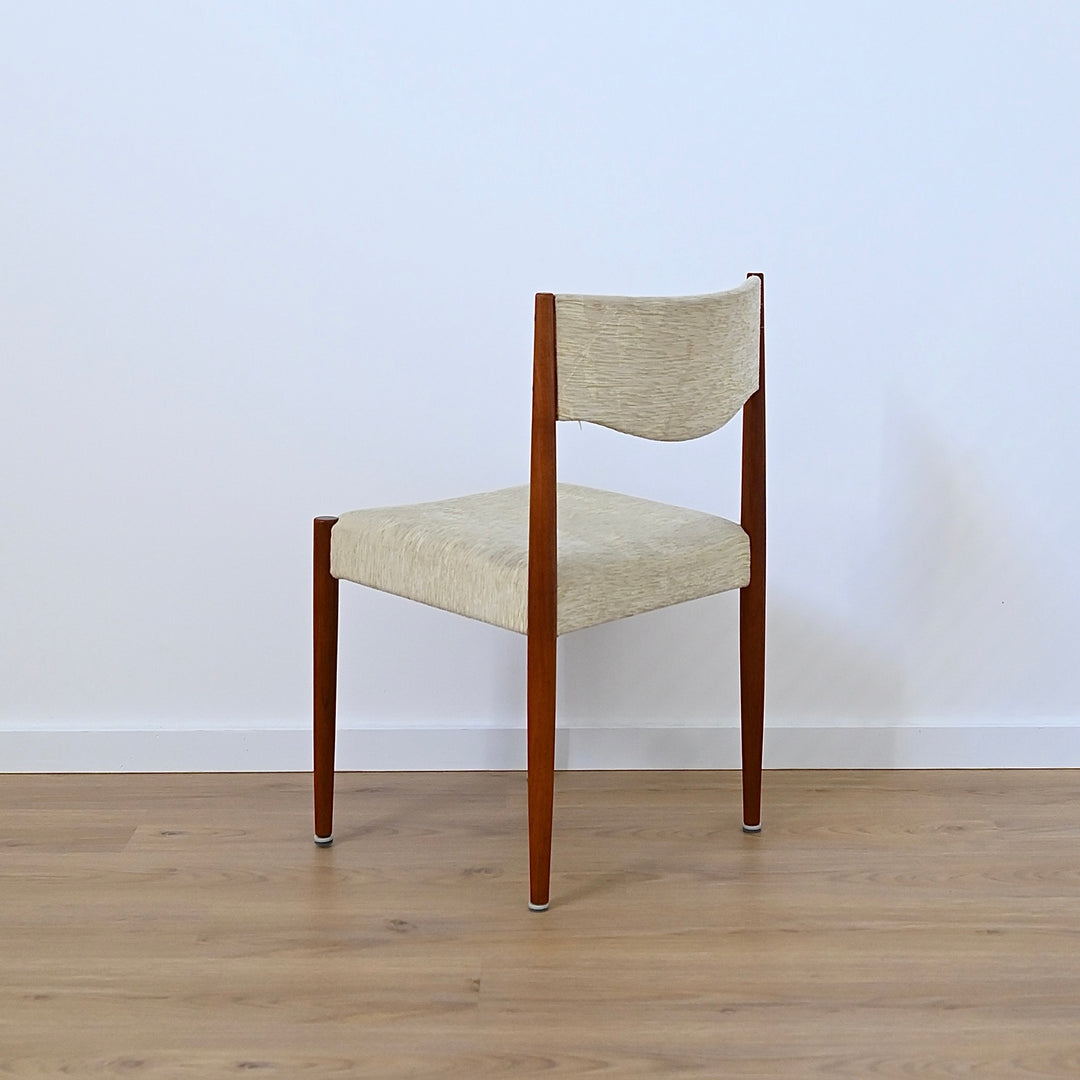 6x Parker Teak Mid Century Dining Chairs
