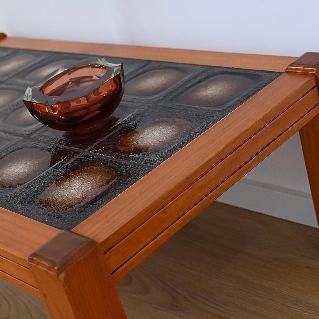 Retro 1970s Tiled Coffee Table