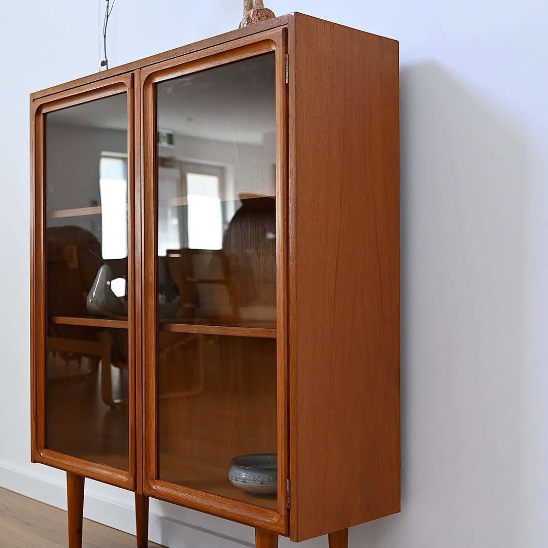 Parker Mid Century Teak Sideboard Display Cabinet