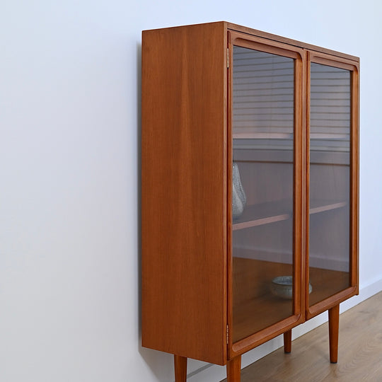 Parker Mid Century Teak Sideboard Display Cabinet