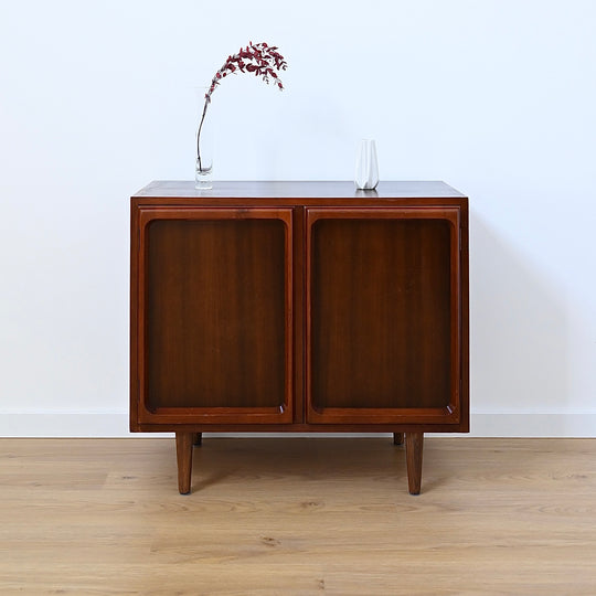 Mid Century Walnut Sideboard LP Record Cabinet by Chiswell