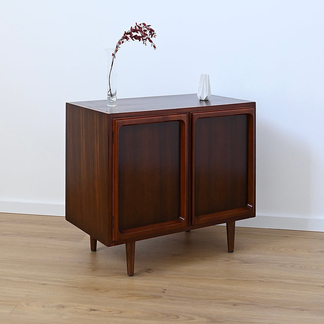 Mid Century Walnut Sideboard LP Record Cabinet by Chiswell