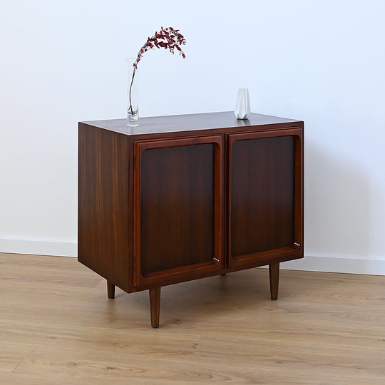 Mid Century Walnut Sideboard LP Record Cabinet by Chiswell