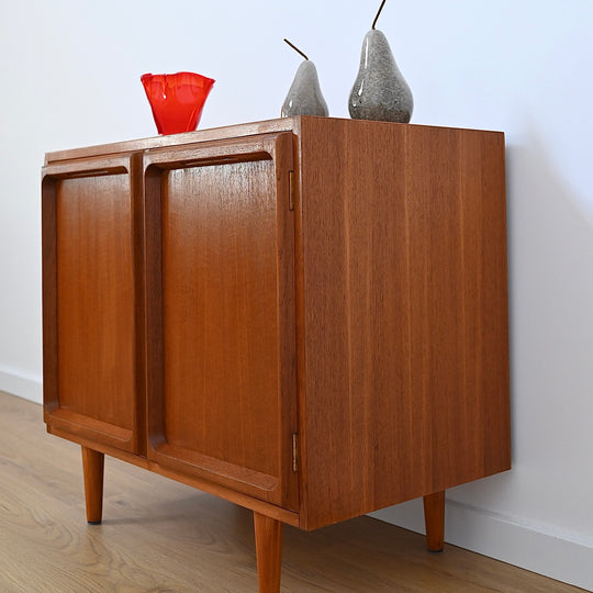 Mid Century Teak Sideboard LP Record Cabinet by Chiswell