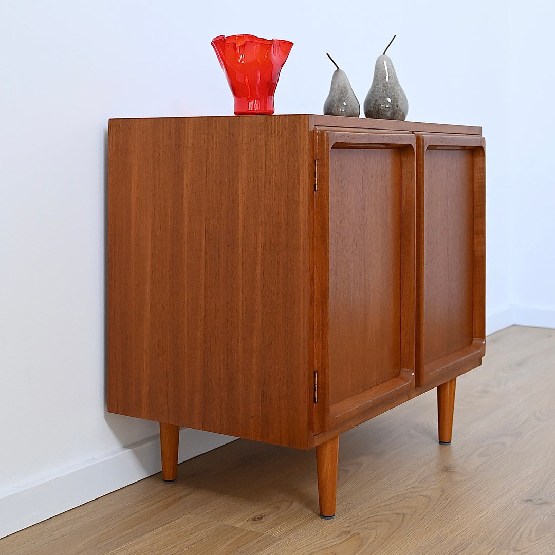 Mid Century Teak Sideboard LP Record Cabinet by Chiswell
