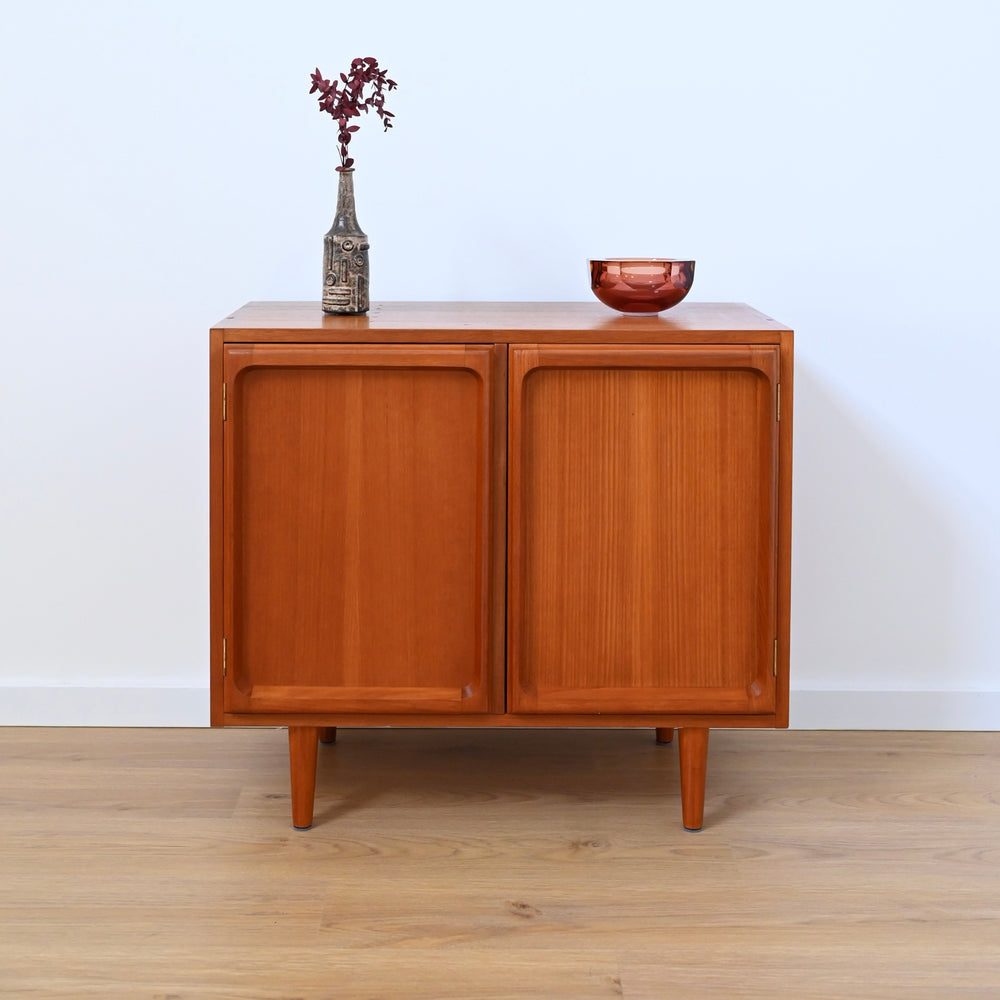 Mid Century Teak Sideboard LP Record Cabinet by Chiswell