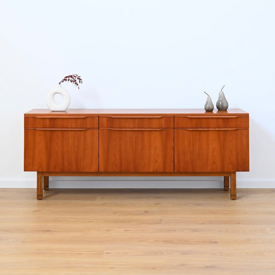 Mid Century Teak Sideboard Buffet by Macrob