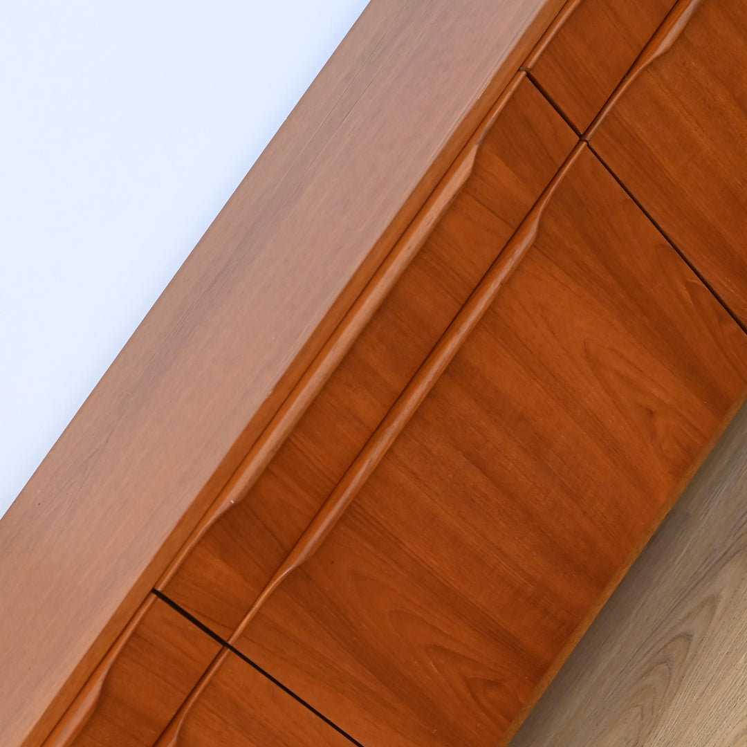 Mid Century Teak Sideboard Buffet by Macrob