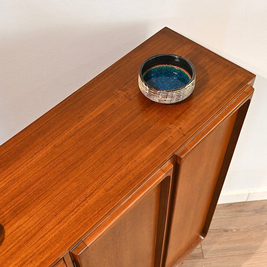 Mid Century Teak Sideboard Buffet Credenza by Chiswell