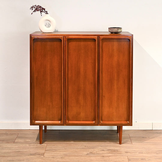 Mid Century Teak Sideboard Buffet Credenza by Chiswell