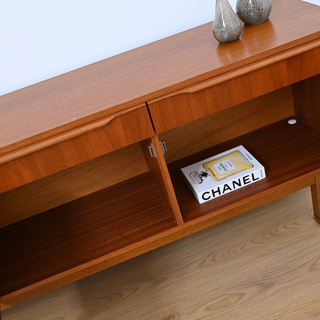 Mid Century Teak Sideboard Buffet by Macrob