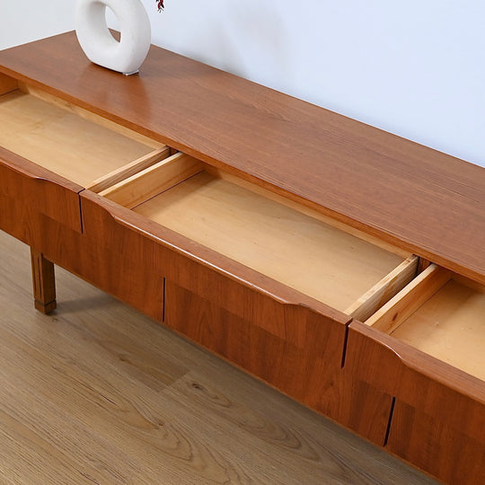 Mid Century Teak Sideboard Buffet by Macrob