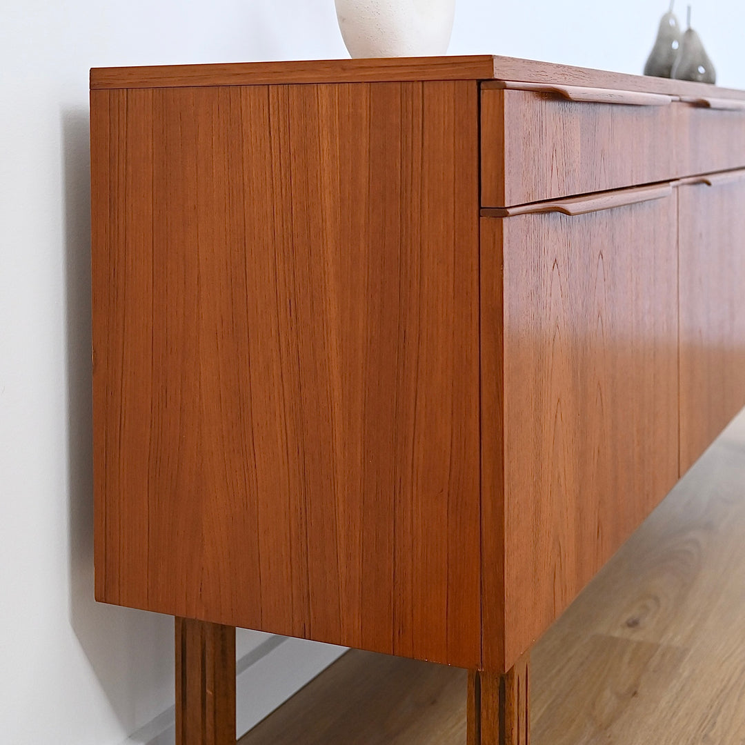 Mid Century Teak Sideboard Buffet by Macrob