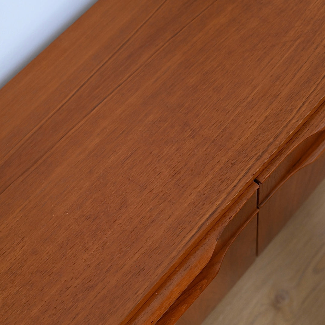 Mid Century Teak Sideboard Buffet by Macrob