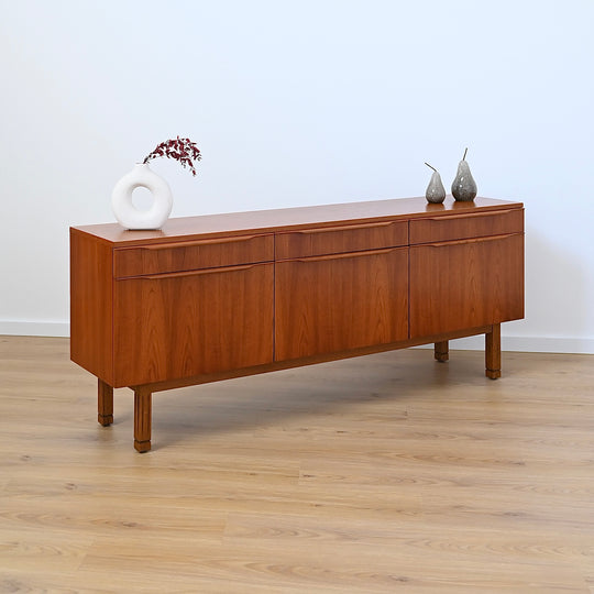 Mid Century Teak Sideboard Buffet by Macrob
