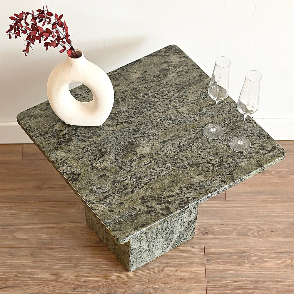 Vintage Green Verde Marble Coffee or Side Table