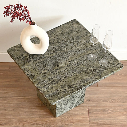Vintage Green Verde Marble Coffee or Side Table