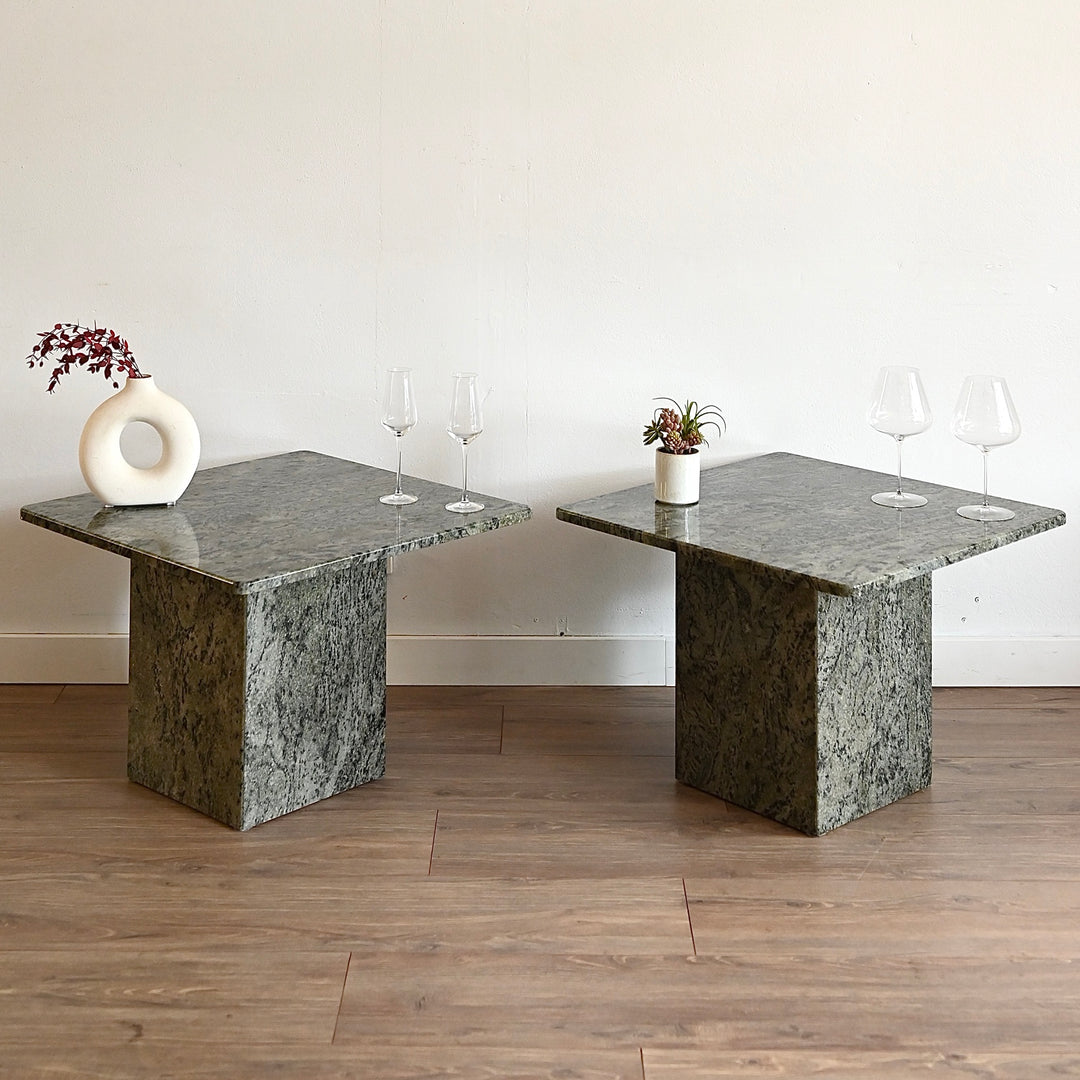 Vintage Green Verde Marble Coffee or Side Table