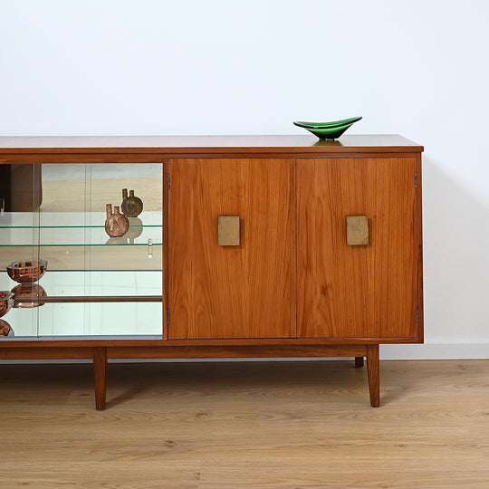Mid Century Teak Sideboard Entertainment Unit LP Record Cabinet