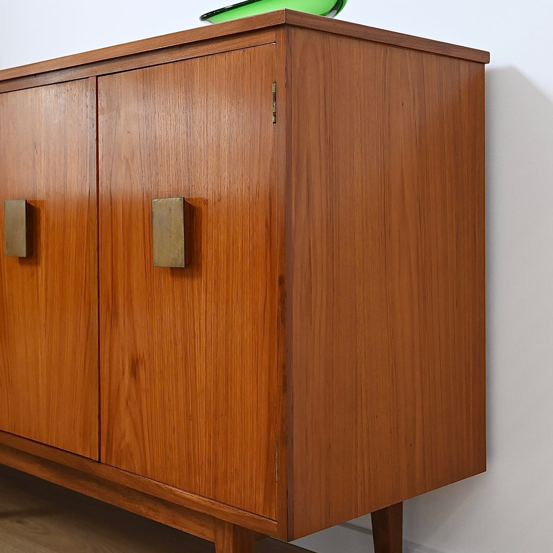 Mid Century Teak Sideboard Entertainment Unit LP Record Cabinet
