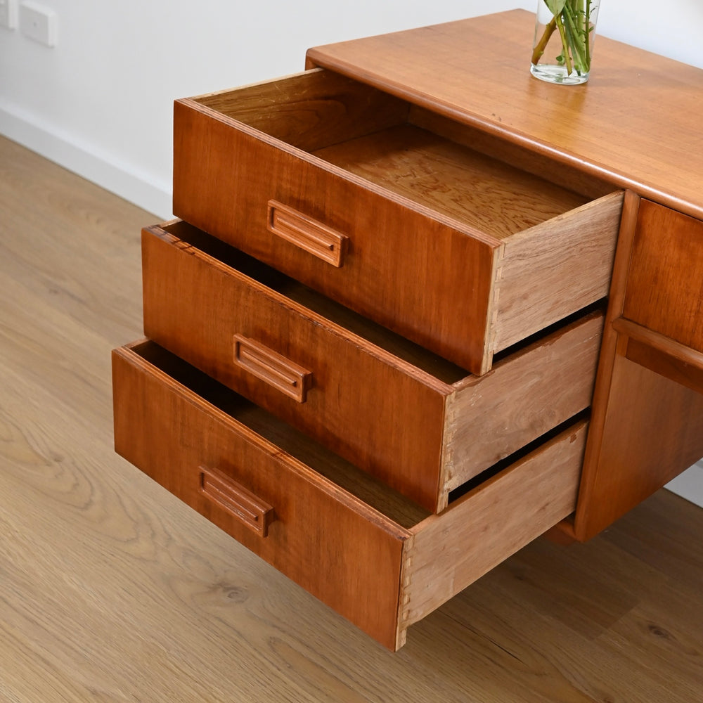 Mid Century Teak Sideboard Dresser