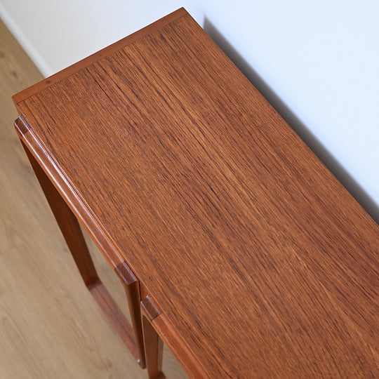 Mid Century Teak Sideboard Credenza Display Cabinet by Chiswell