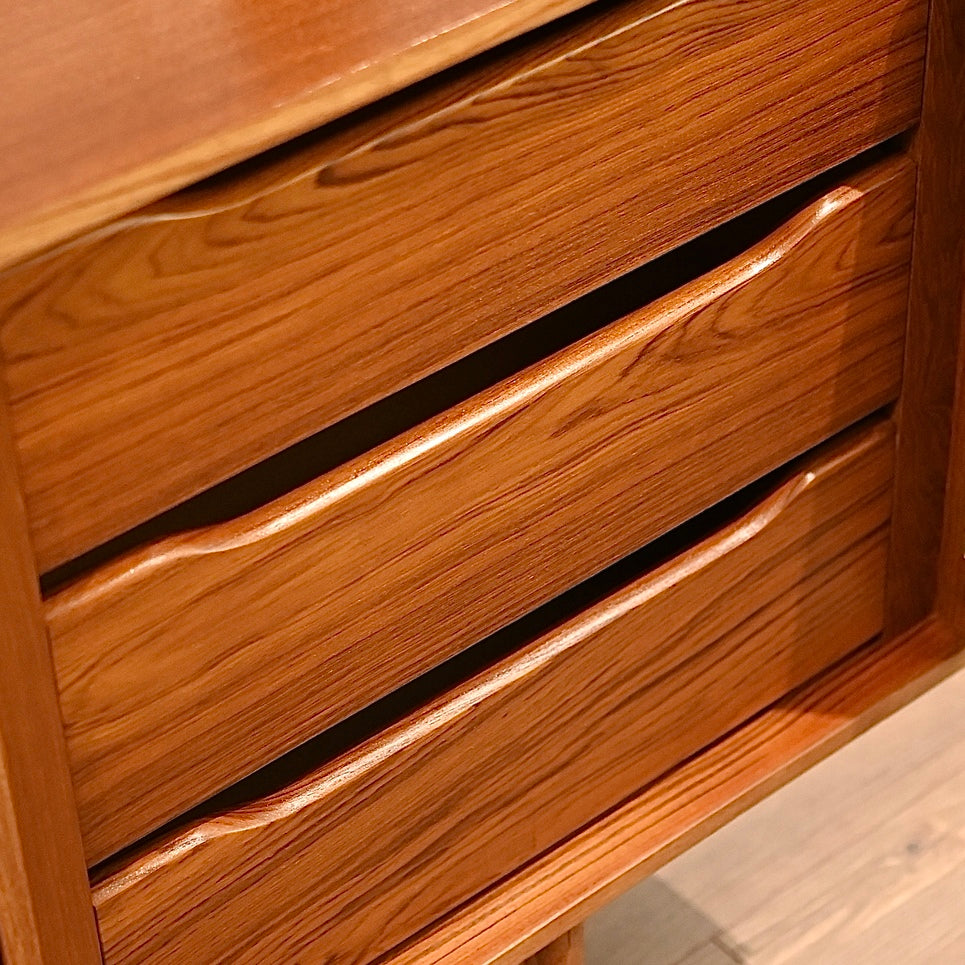 Parker Teak Mid Century Sideboard Buffet Cabinet