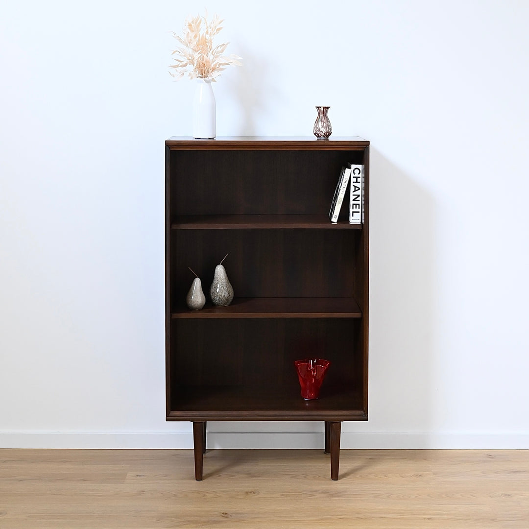Mid Century Walnut Bookshelf Bookcase Storage Shelving by Chiswell
