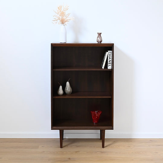 Mid Century Walnut Bookshelf Bookcase Storage Shelving by Chiswell