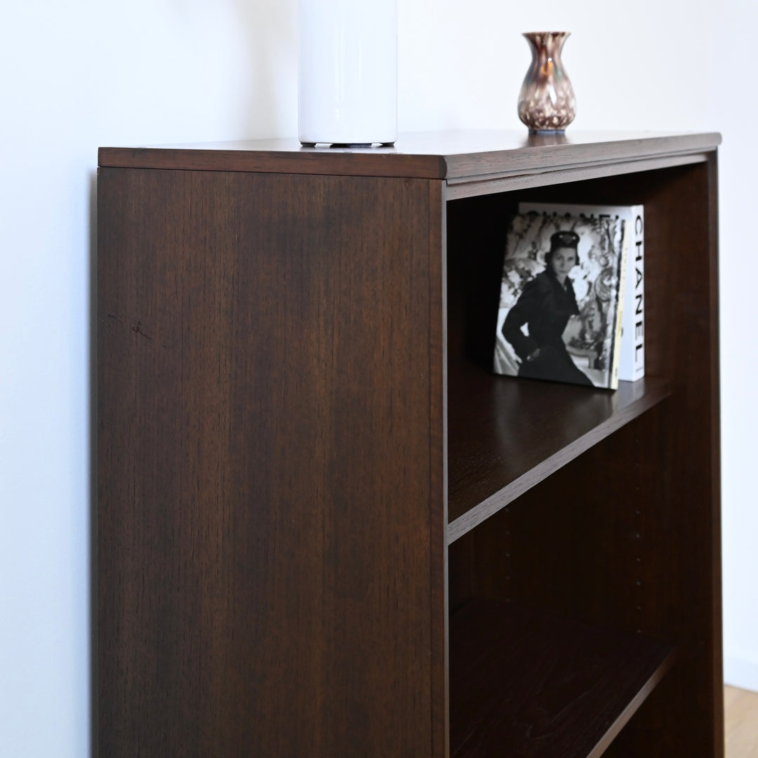 Mid Century Walnut Bookshelf Bookcase Storage Shelving by Chiswell