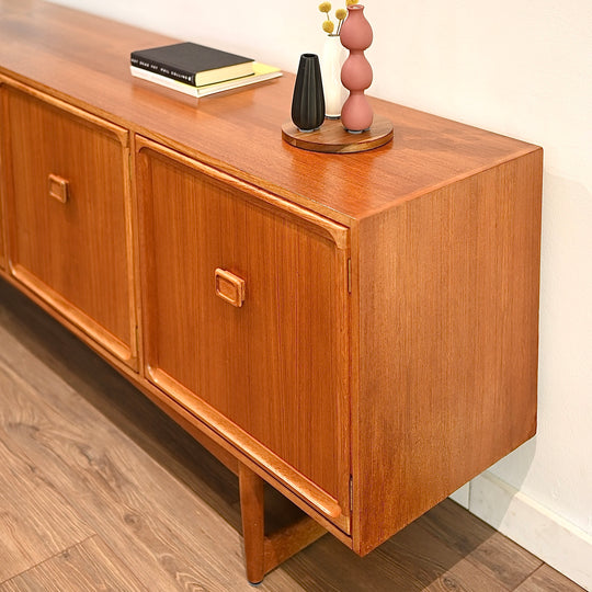 Parker Teak Mid Century Sideboard Buffet Cabinet