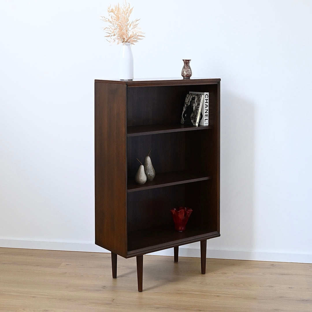 Mid Century Walnut Bookshelf Bookcase Storage Shelving by Chiswell