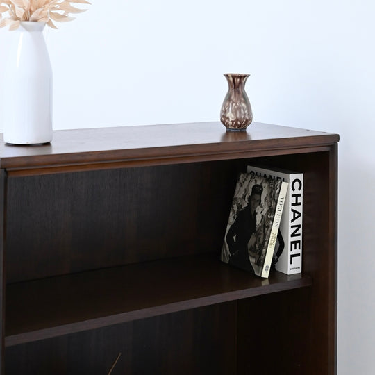 Mid Century Walnut Bookshelf Bookcase Storage Shelving by Chiswell