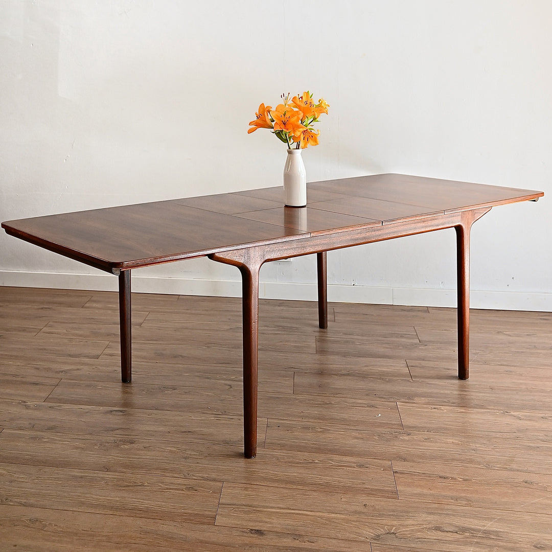 Mid Century Rosewood Extendable Dining Table by McIntosh of Scotland