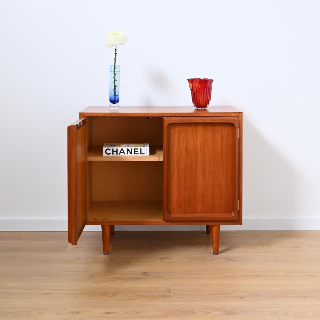 Mid Century Teak Sideboard LP Record Cabinet by Chiswell
