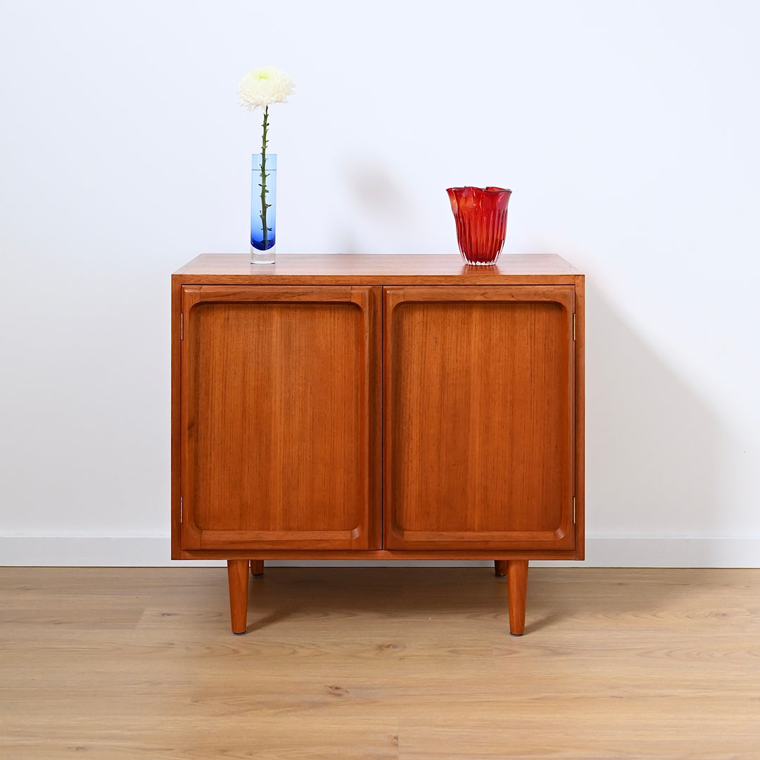 Mid Century Teak Sideboard LP Record Cabinet by Chiswell