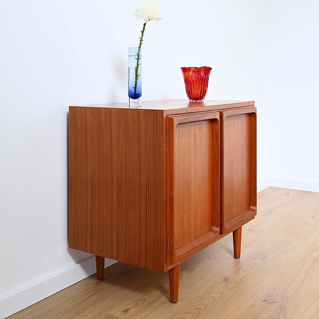 Mid Century Teak Sideboard LP Record Cabinet by Chiswell