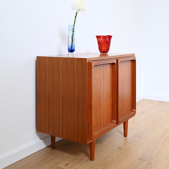 Mid Century Teak Sideboard LP Record Cabinet by Chiswell