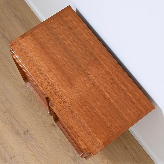 Mid Century Teak Sideboard LP Record Cabinet by Chiswell