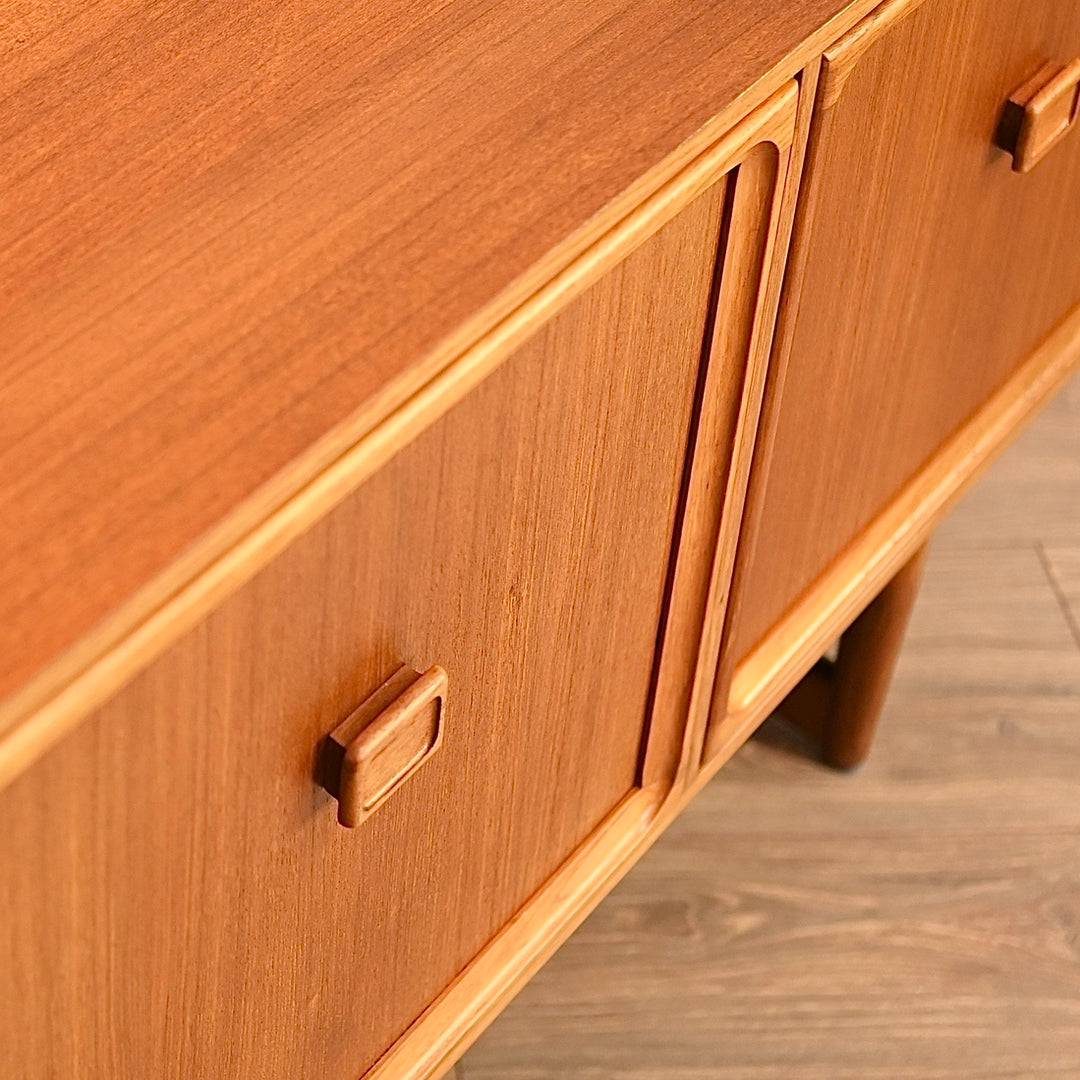 Parker Teak Mid Century Sideboard Buffet Cabinet